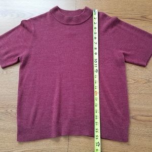 Sag Harbor Pull Over Knit Top Shirt, Medium